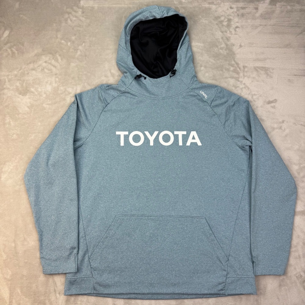 UNRL Crossover Toyota Hoodie Mens XL Athletic Tech Fleece Pullover Sweatshirt